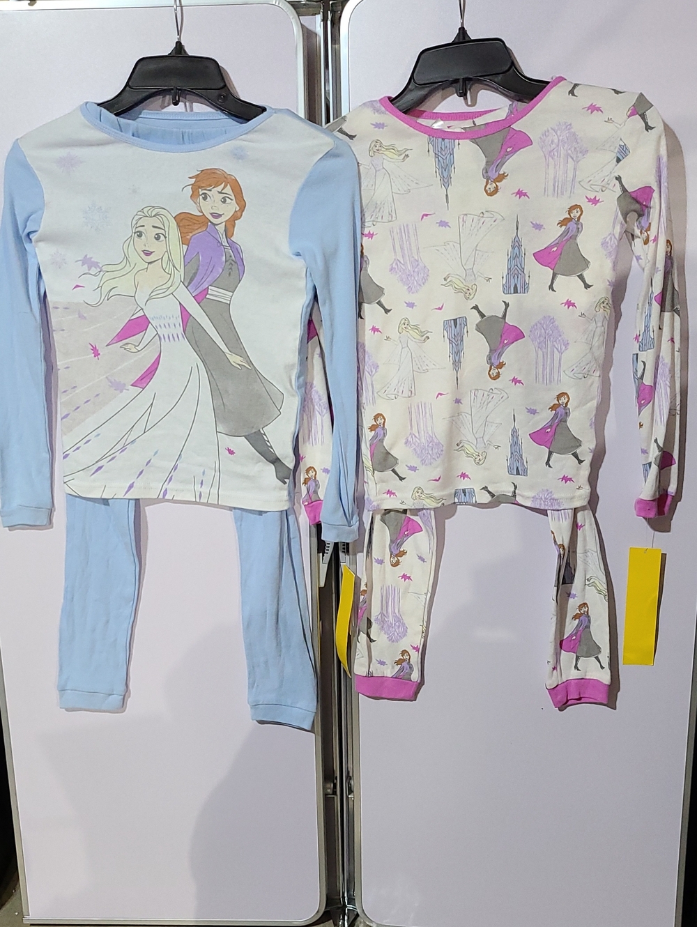 DISNEY FROZEN 2 GIRLS PAJAMA SET- LIGHT BLUE & PURPLE-SIZE 10-NWT